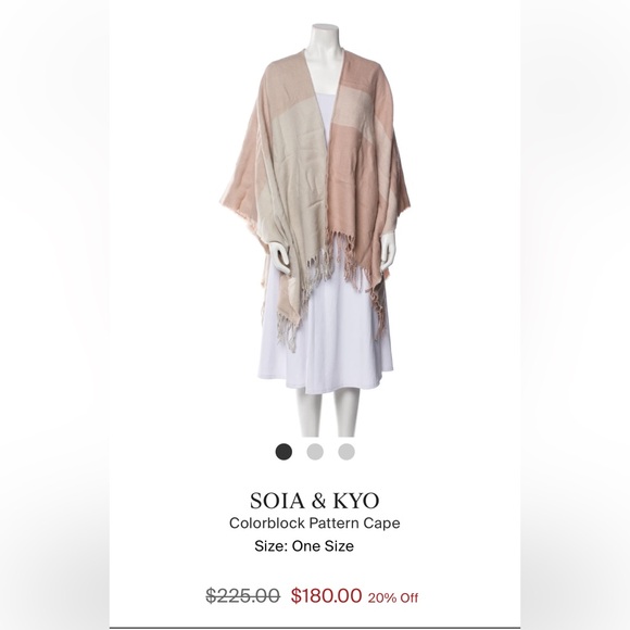 SOIA KYO Cape/poncho - Picture 1 of 4